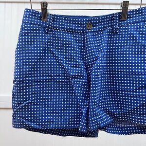 Old Navy Women's Blue White Polka Dot Chino Shorts Size 4